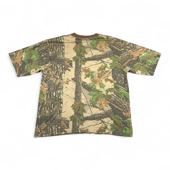 Vintage Realtree Shirt Adult EXTRA LARGE Brown Camo Hunting USA Made Outdoor 90s - Picture 3 of 9